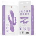 INTENSE - MIKO TRIPLE VIBRADOR RABBIT & ESTIMULADOR & ANAL 7 VIBRACIONES MORADO - Imagen 7