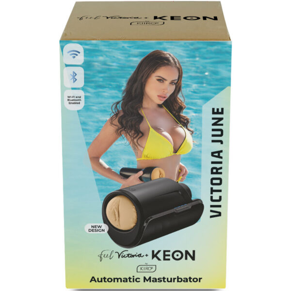 Imagen del artículo erótico KIIROO - KEON WIFI COMBO VICTORIA JUNE MASTURBADOR AUTOMÁTICO + FEEL STROKER de KIIROO en la sección JUGUETES BIENESTAR |Juguetes para Hombres|Vaginas Actrices Porno de Millenial Sexshop.