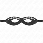 Imagen del artículo erótico KINK - ANTIFAZ PARA OJOS CON MINI REMACHES MODELO 1 20.5 x 5.5 CM de KINK MASKED ALLURE en la sección BDSM & BONDAGE |Bondage|Antifaces de Millenial Sexshop.