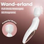 SATISFYER - WAND ERLAND MASAJEADOR VIBRADOR BLANCO - Imagen 6
