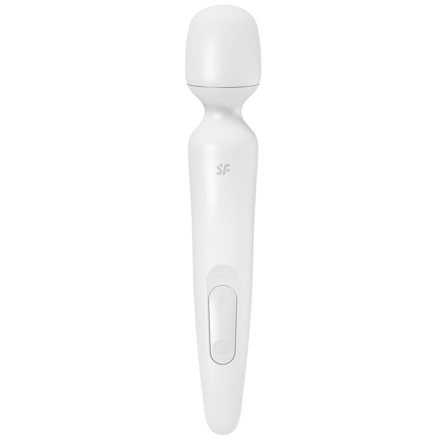 Imagen del artículo erótico SATISFYER - WAND ERLAND MASAJEADOR VIBRADOR BLANCO de SATISFYER WAND en la sección JUGUETES BIENESTAR |Vibradores|Vibrador WAND de Millenial Sexshop.