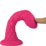 SILEXD - DREAMY DILDO FANTASY SILICONA LIQUIDA TERMOREACTIVO FUCSIA 18.5 CM - Imagen 4