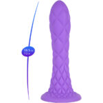 SILEXD - DREAMY DILDO FANTASY SILICONA LIQUIDA TERMOREACTIVO VIOLETA 18.5 CM - Imagen 6