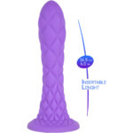 SILEXD - DREAMY DILDO FANTASY SILICONA LIQUIDA TERMOREACTIVO VIOLETA 18.5 CM - Imagen 8