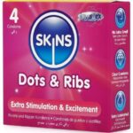 SKINS - DOTS & RIBS PRESERVATIVOS PREMIUM PACK 4 - Imagen 2