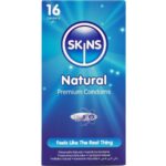 Imagen del artículo erótico SKINS - NATURAL PRESERVATIVOS PREMIUM PACK 16 de SKINS en la sección PRESERVATIVOS |Normales de Millenial Sexshop.