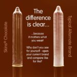 SKINS - PRESERVATIVOS PREMIUM SABOR CHOCOLATE PACK 4 - Imagen 3