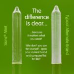 SKINS - PRESERVATIVOS PREMIUM SABOR MENTA PACK 4 - Imagen 3