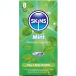 Imagen del artículo erótico SKINS - PRESERVATIVOS PREMIUM SABOR MENTA PACK 8 de SKINS en la sección PRESERVATIVOS |Sabores de Millenial Sexshop.