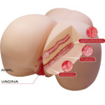 CRAZY BULL - JULIA TRASERO FEMENINO REALISTA VAGINA Y ANAL 11 KG - Imagen 6