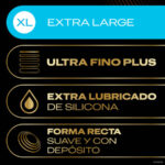 DUREX - CONEXIÓN TOTAL XL ULTRA FINO PLUS SIN LÁTEX 10 UNIDADES - Imagen 3