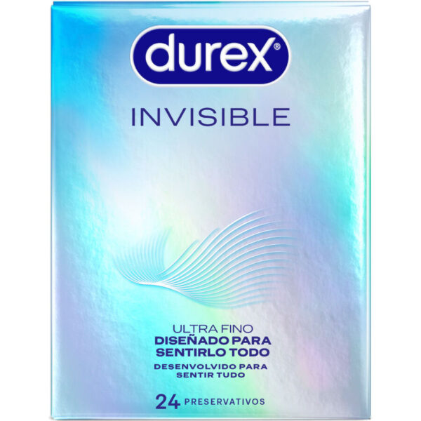 Imagen del artículo erótico DUREX - PRESERVATIVOS INVISIBLE ULTRA FINO 24 UNIDADES de DUREX CONDOMS en la sección PRESERVATIVOS |Sensitivos de Millenial Sexshop.