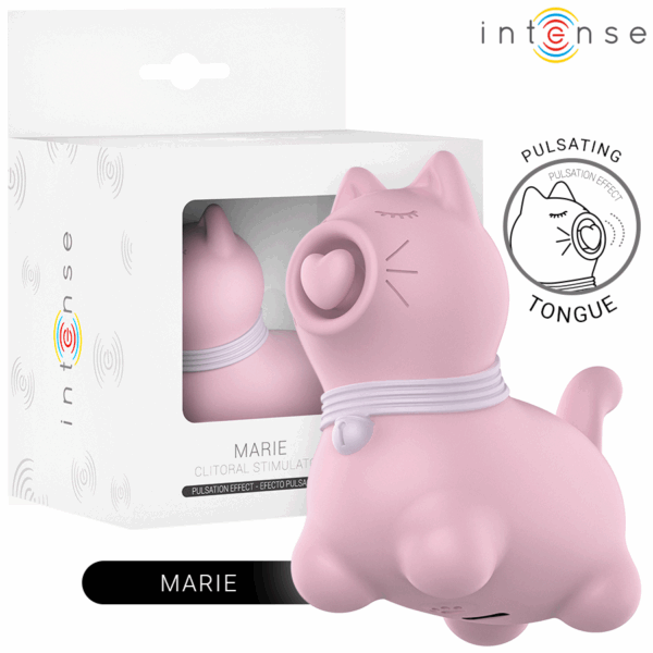 Imagen del artículo erótico INTENSE - MARIE ESTIMULADOR CON LENGUA EFECTO PULSACIÓN ROSA de INTENSE FUN en la sección JUGUETES BIENESTAR |Juguetes para Mujeres|Estimuladores|Para Clítoris de Millenial Sexshop.