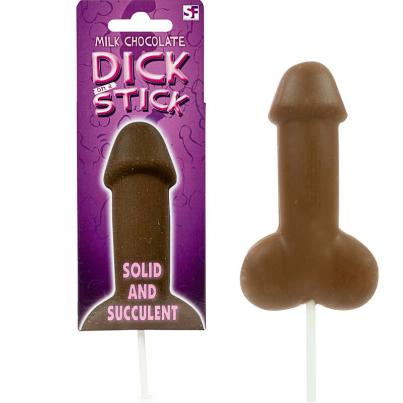 SPENCER & FLEETWOOD - PIRULETA PENE CHOCOLATE CON LECHE-MillenialSexshop-SPENCER & FLETWOOD Imagen del artículo erótico SPENCER & FLEETWOOD - PIRULETA PENE CHOCOLATE CON LECHE de SPENCER & FLETWOOD en la sección ARTÍCULOS VARIOS|Dulces|Chocolates Divertidos de Millenial Sexshop.