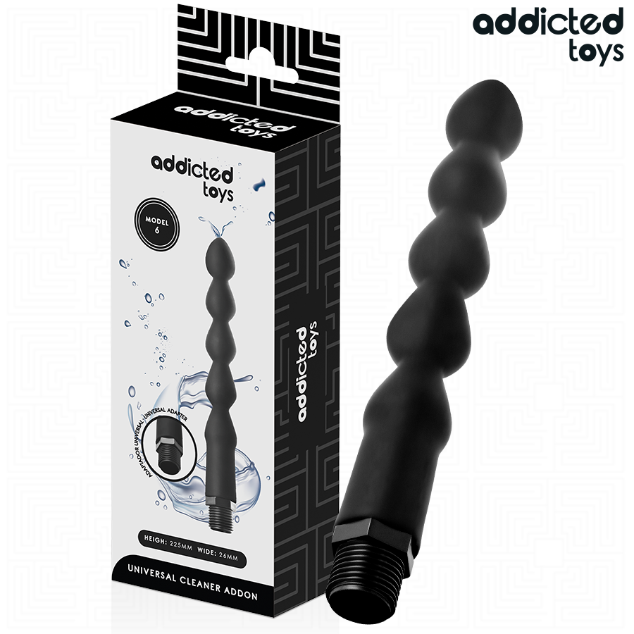 ADDICTED TOYS - LIMPIADOR ANAL CON ADAPTADOR UNIVERSAL MODELO 6-MillenialSexshop-ADDICTED TOYS Imagen del artículo erótico ADDICTED TOYS - LIMPIADOR ANAL CON ADAPTADOR UNIVERSAL MODELO 6 de ADDICTED TOYS en la sección JUGUETES BIENESTAR |Anal|Ducha Anal de Millenial Sexshop.