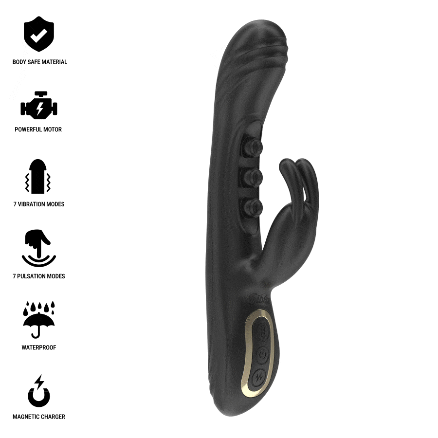 IBIZA - VIBRADOR RABBIT PERLAS CON PULSACIÓN - Imagen 2