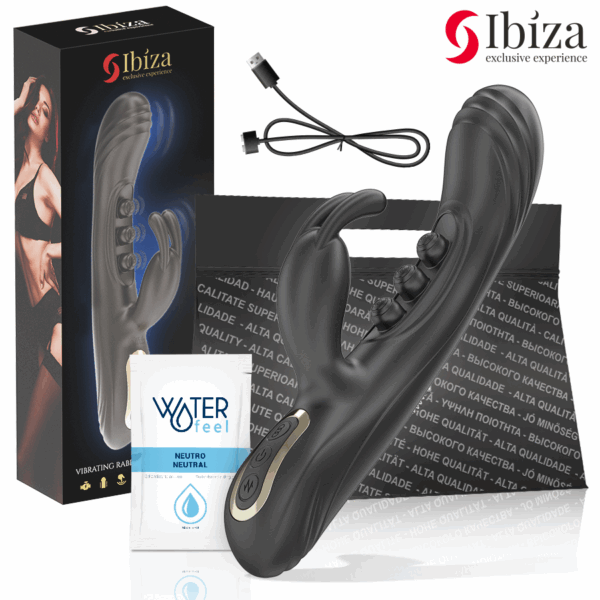 Imagen del artículo erótico IBIZA - VIBRADOR RABBIT PERLAS CON PULSACIÓN de IBIZA TECHNOLOGY en la sección JUGUETES BIENESTAR |Vibradores|Vibradores Rabbit de Millenial Sexshop.