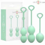 Imagen del artículo erótico INTENSE - CHARLI KIT BOLAS KEGEL JADE de INTENSE HEALTH & FUN en la sección JUGUETES BIENESTAR |Juguetes para Mujeres|Bolas Chinas|Bolas Silicona de Millenial Sexshop.