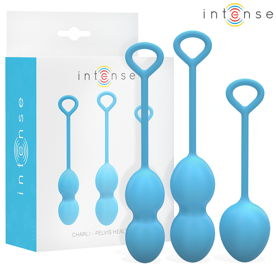 INTENSE - CHARLI KIT BOLAS KEGEL OCEAN-MillenialSexshop-INTENSE HEALTH & FUN Imagen del artículo erótico INTENSE - CHARLI KIT BOLAS KEGEL OCEAN de INTENSE HEALTH & FUN en la sección JUGUETES BIENESTAR |Juguetes para Mujeres|Bolas Chinas|Bolas Silicona de Millenial Sexshop.