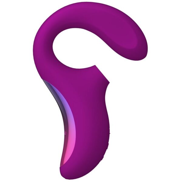 Imagen del artículo erótico LELO - ENIGMA DOBLE ESTIMULACIÓN SUCCION MASAJEADOR MORADO de LELO en la sección JUGUETES BIENESTAR |Juguetes para Mujeres|Estimuladores|Succionadores sin vibración de Millenial Sexshop.