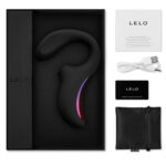 LELO - ENIGMA DOBLE ESTIMULACIÓN SUCCION MASAJEADOR NEGRO - Imagen 12