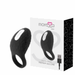 Imagen del artículo erótico MORESSA ZAC ANILLO VIBRADOR RECARGABLE PREMIUM de MORESSA en la sección JUGUETES BIENESTAR |Juguetes para Hombres|Accesorios para el pene|Anillos Pene|Anillos con Vibración de Millenial Sexshop.
