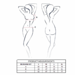 PASSION - BELISSANA SET SUJETADOR + TANGA VIOLETA L/XL - Imagen 4