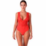 Imagen del artículo erótico PASSION - EVALIE BODY ROJO L/XL de PASSION WOMAN TEDDIES en la sección MODA & LENCERÍA|Lencería Mujer|Lencería Sexy|Bodys de Millenial Sexshop.