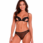 Imagen del artículo erótico PASSION - INTIMARI SET SUJETADOR + BRAGAS NEGRO L/XL de PASSION WOMAN SETS en la sección MODA & LENCERÍA|Lencería Mujer|Lencería Sexy|Sujetador y parte inferior de Millenial Sexshop.