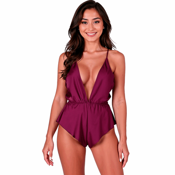 Imagen del artículo erótico PASSION - SENSIE BODY MORADO L/XL de PASSION WOMAN TEDDIES en la sección MODA & LENCERÍA|Lencería Mujer|Lencería Sexy|Bodys de Millenial Sexshop.