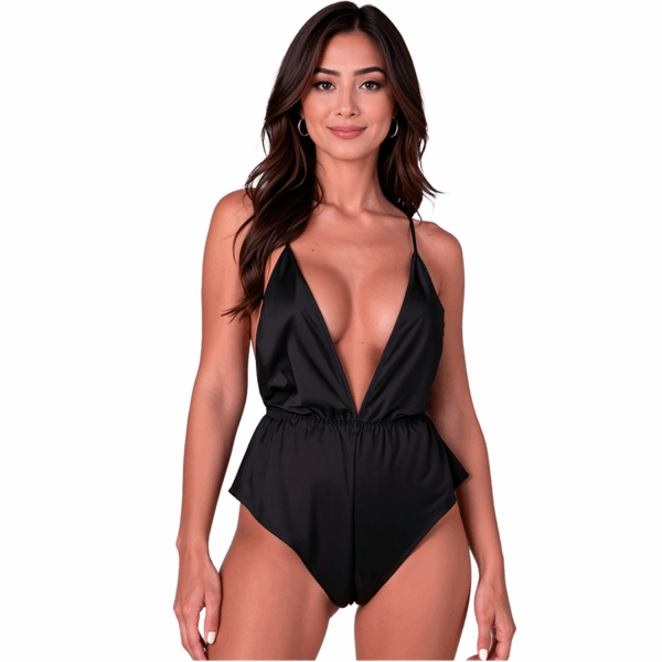 Imagen del artículo erótico PASSION - SENSIE BODY NEGRO S/M de PASSION WOMAN TEDDIES en la sección MODA & LENCERÍA|Lencería Mujer|Lencería Sexy|Bodys de Millenial Sexshop.