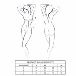 PASSION - TIVOLEA SET SUJETADOR + TANGA NEGRO S/M - Imagen 4