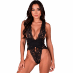 Imagen del artículo erótico PASSION - VELMORE BODY NEGRO S/M de PASSION WOMAN TEDDIES en la sección MODA & LENCERÍA|Lencería Mujer|Lencería Sexy|Bodys de Millenial Sexshop.