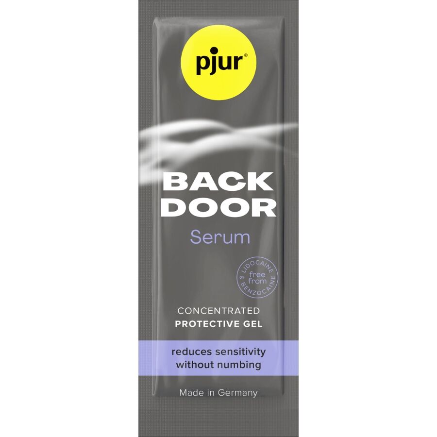 PJUR - BACK DOOR SERUM ANAL PROTECTOR 1.5 ML-MillenialSexshop-PJUR Imagen del artículo erótico PJUR - BACK DOOR SERUM ANAL PROTECTOR 1.5 ML de PJUR en la sección DROGUERÍA |Lubricantes|Monodosis de Millenial Sexshop.
