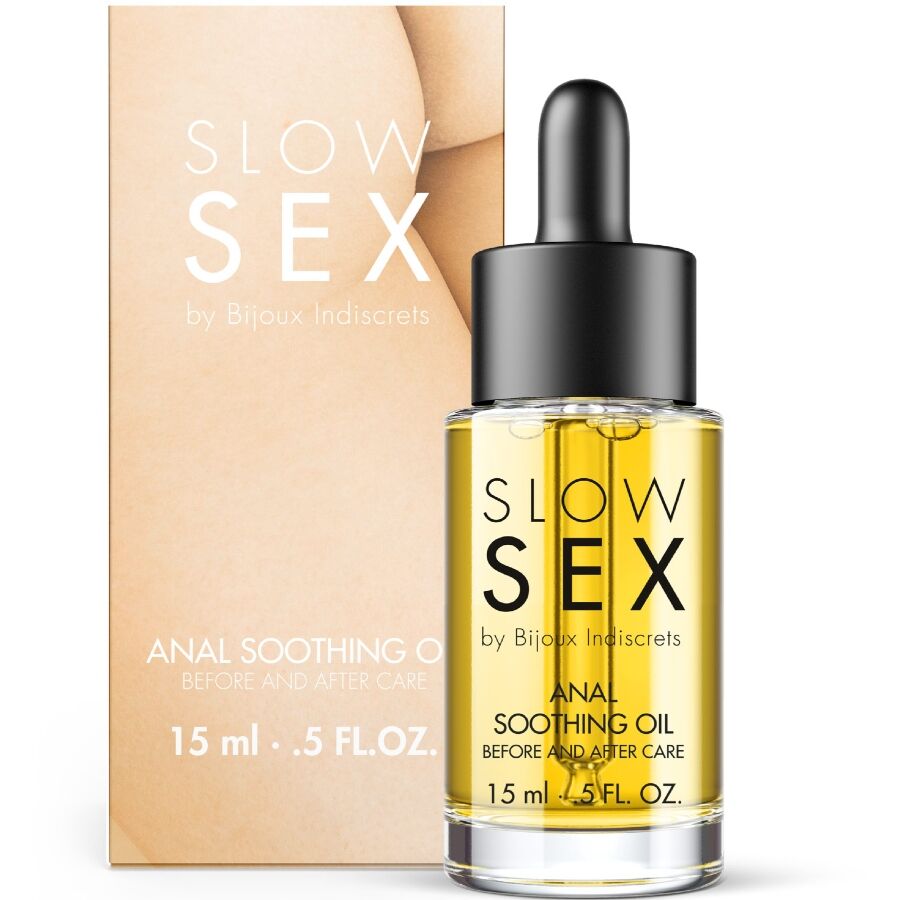 BIJOUX INDISCRETS - SLOW SEX ACEITE ANAL CALMANTE 15 ML-MillenialSexshop-BIJOUX SLOW SEX Imagen del artículo erótico BIJOUX INDISCRETS - SLOW SEX ACEITE ANAL CALMANTE 15 ML de BIJOUX SLOW SEX en la sección DROGUERÍA |Para Masajes|Aceites sin sabores de Millenial Sexshop.