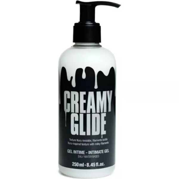 Imagen del artículo erótico CREAMY - GLIDE GEL ÍNTIMO CON EFECTO LECHOSO 250 ML de CREAMY en la sección DROGUERÍA |Lubricantes|Tacto fluido Semen de Millenial Sexshop.