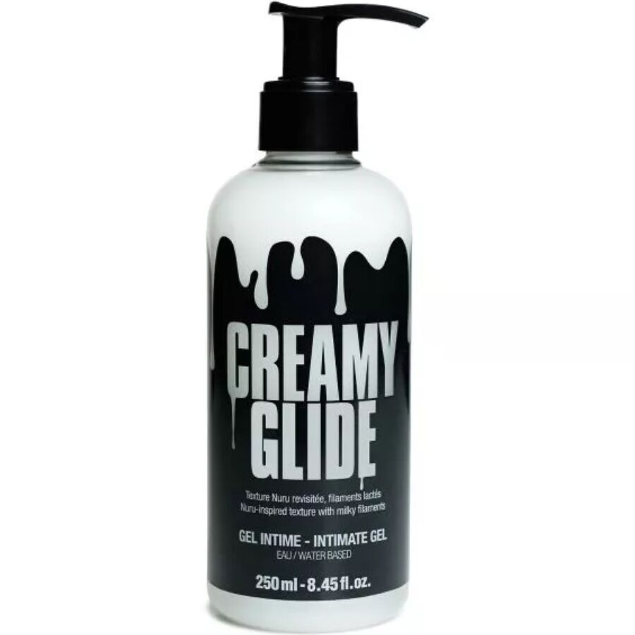Imagen del artículo erótico CREAMY - GLIDE GEL ÍNTIMO CON EFECTO LECHOSO 250 ML de CREAMY en la sección DROGUERÍA |Lubricantes|Tacto fluido Semen de Millenial Sexshop.