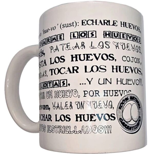 Imagen del artículo erótico DIABLO PICANTE - TAZA BLANCA DE SINÓNIMOS HUEVOS 370 ML de DIABLO PICANTE en la sección ARTÍCULOS VARIOS|Articulos divertidos|Complementos de Millenial Sexshop.