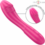 Imagen del artículo erótico INTENSE - BELINDA VIBRADOR 19 CM FLEXIBLE 10 VIBRACIONES ROSA de INTENSE FUN en la sección JUGUETES BIENESTAR |Vibradores|Vibradores Clasicos anales o vaginales de Millenial Sexshop.