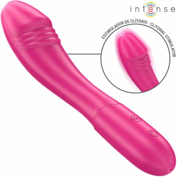 Imagen del artículo erótico INTENSE - BELINDA VIBRADOR 19 CM FLEXIBLE 10 VIBRACIONES ROSA de INTENSE FUN en la sección JUGUETES BIENESTAR |Vibradores|Vibradores Clasicos anales o vaginales de Millenial Sexshop.