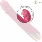 INTENSE - CHLOE VIBRADOR MULTIFUNCIÓN 3 EN 1 ROJO - Imagen 3