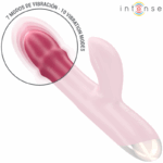 INTENSE - CHLOE VIBRADOR MULTIFUNCIÓN 3 EN 1 ROJO - Imagen 4