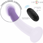 INTENSE - EDDIE VIBRADOR 17,5 CM 10 VIBRACIONES MORADO CONTROL REMOTO - Imagen 3