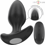 Imagen del artículo erótico INTENSE - JOEY PLUG ANAL 10 VIBRACIONES NEGRO CONTROL REMOTO de INTENSE ANAL TOYS en la sección JUGUETES BIENESTAR |Anal|Plugs Anales de Millenial Sexshop.