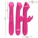 6 CM 10 VIBRACIONES ROSA de INTENSE FUN en la sección JUGUETES BIENESTAR |Vibradores|Vibradores Rabbit de Millenial Sexshop.