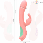 INTENSE - RACHEL VIBRADOR RABBIT 5 VIBRACIONES ROSA - Imagen 6