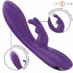 Imagen del artículo erótico INTENSE - RANDALL VIBRADOR RABBIT 10 VIBRACIONES MORADO de INTENSE FUN en la sección JUGUETES BIENESTAR |Vibradores|Vibradores Rabbit de Millenial Sexshop.