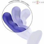 INTENSE - SHORTY VIBRADOR CON VENTOSA AZUL CONTROL REMOTO - Imagen 4