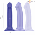INTENSE - VICTORIA VIBRADOR CON VENTOSA 10 VIBRACIONES AZUL OSCURO CONTROL REMOTO - Imagen 2