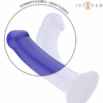 INTENSE - VICTORIA VIBRADOR CON VENTOSA 10 VIBRACIONES AZUL OSCURO CONTROL REMOTO - Imagen 5